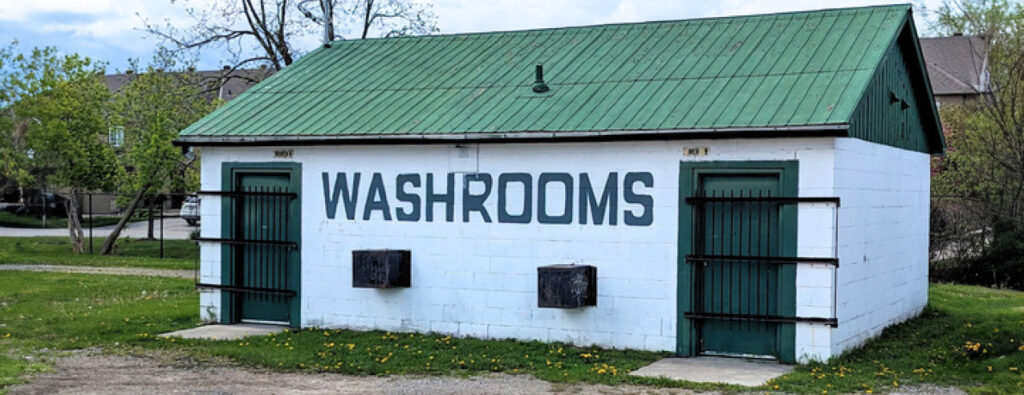 Milton Fairgrounds outdoor washrooms