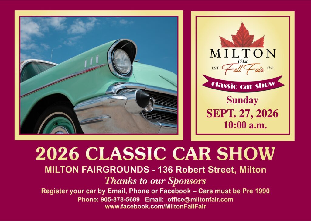 Milton Fall Fair Classic Car Show